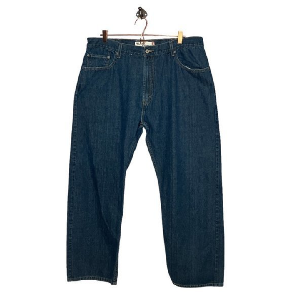 Levi's Men's 40 X 32 Dark Wash Denim 100% Cotton‎ 559 Relaxed Fit Straight Jeans